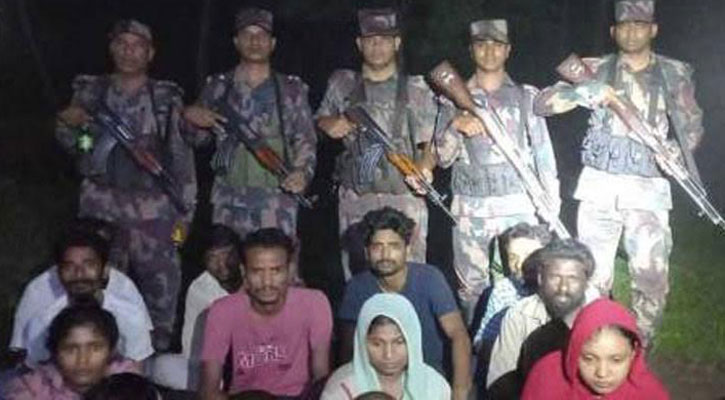 মৌলভীবাজার সীমান্তে ১৫ জনকে ‘পুশইন’ বিএসএফের