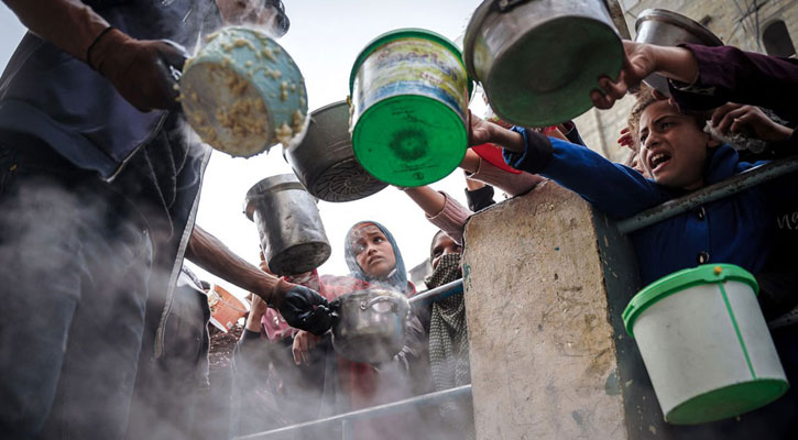 গাজায় অনাহারে ২৯ ফিলিস্তিনির মৃত্যু