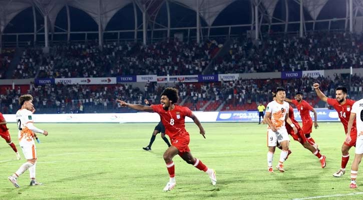 হামজা-সোহেল ঝলকে ভুটানের বিপক্ষে বাংলাদেশের দারুণ জয়