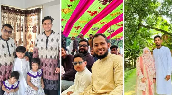 ক্রিকেটারদের ঈদ আনন্দ ও শুভেচ্ছা বার্তা