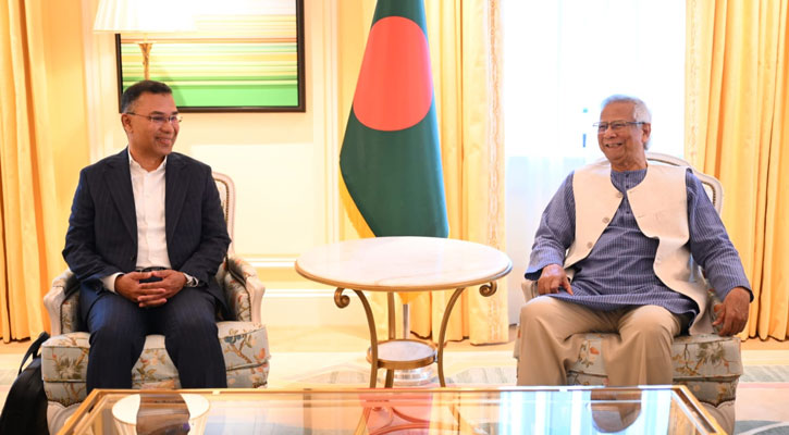 ড. ইউনূসের সঙ্গে বৈঠকে তারেক রহমান