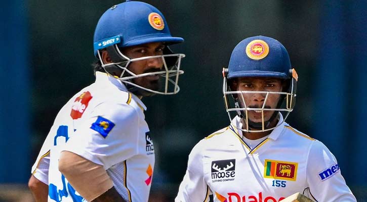 নিসাঙ্কার সেঞ্চুরিতে বড় সংগ্রহের দিকে শ্রীলঙ্কা  