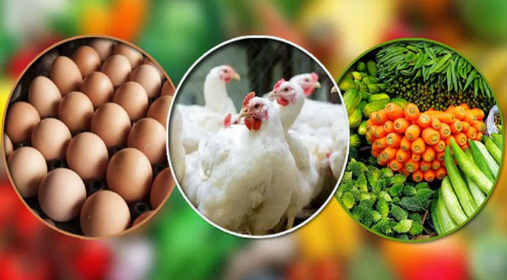 সবজির বাজার ঊর্ধ্বমুখী, কমেছে ডিম-মুরগির দাম