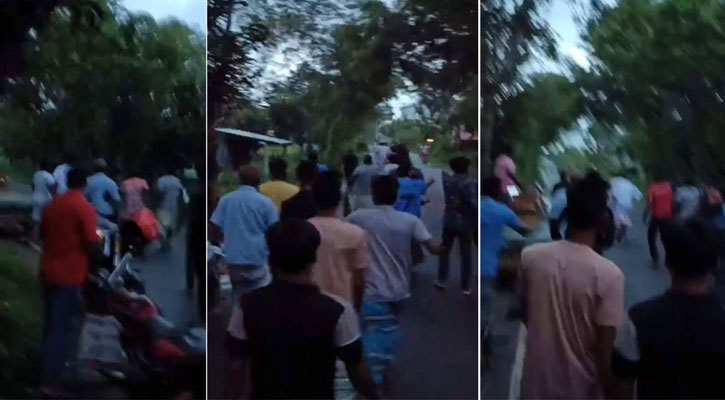 তানোরে যুবককে ধরে নিয়ে গিয়ে তল্লাশি করলেন সাংবাদিকরা