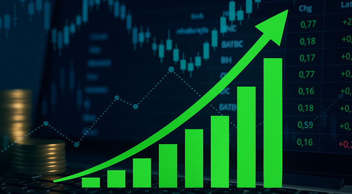 ৮ মাসের মধ্যে সর্বোচ্চ লেনদেন শেয়ারবাজারে