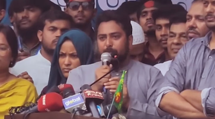 আরেকটি লড়াইয়ের প্রস্তুতি নিচ্ছি: নাহিদ ইসলাম