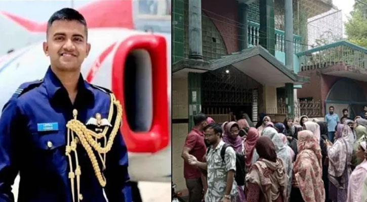 চিরনিদ্রায় শায়িত পাইলট তৌকির