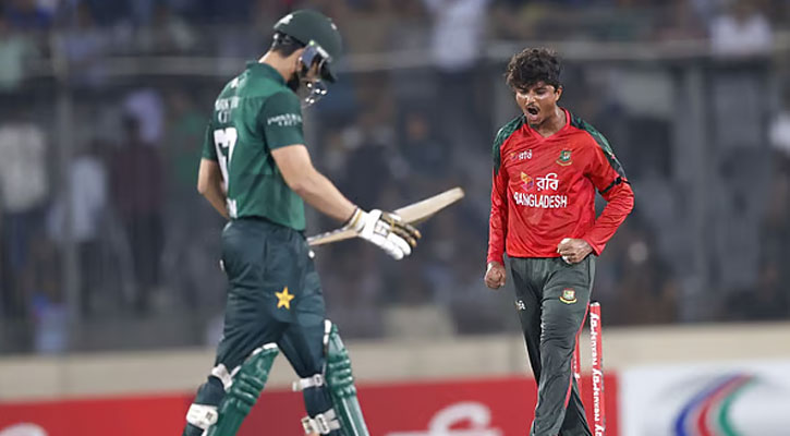 পাকিস্তানের বিপক্ষে টি-টোয়েন্টি সিরিজ জয় বাংলাদেশের
