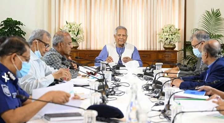 নির্বাচন অবাধ ও নিরপেক্ষ করতে আইনশৃঙ্খলা বাহিনীকে প্রধান উপদেষ্টার নির্দেশ 