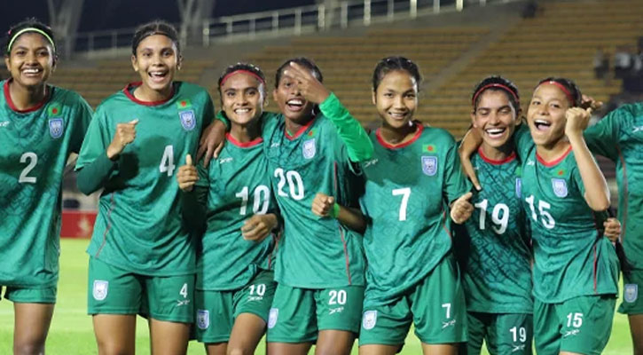 সাগরিকা-মুন্নির গোলে লাওসকে হারাল বাংলাদেশ