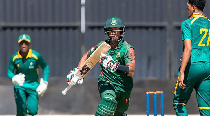 দক্ষিণ আফ্রিকাকে আবার হারালেন বাংলাদেশের যুবারা