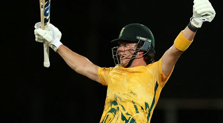 ব্রেভিসের রেকর্ডগড়া সেঞ্চুরিতে সমতায় দ.আফ্রিকা