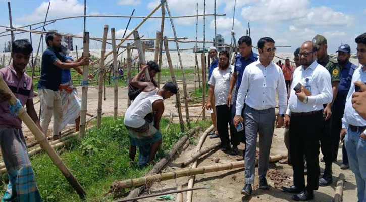 পূর্বাচলে অবৈধ গরুর হাট বন্ধ ও ৯টি বালুর গদিতে উচ্ছেদ অভিযান