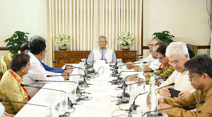 আরও ৭ দলের সঙ্গে প্রধান উপদেষ্টার বৈঠক মঙ্গলবার