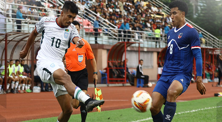 হামজা-শমিতদের ছাড়া নেপালের সঙ্গে বাংলাদেশের ড্র