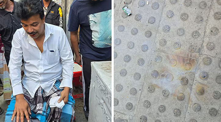 রাজধানীর নিউ ইস্কাটন রোডে ককটেল বিস্ফোরণ, পথচারী আহত