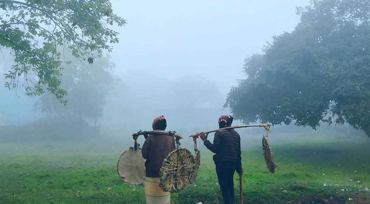 তেঁতুলিয়ায় মৃদু শৈত্যপ্রবাহ, তাপমাত্রা ৯ ডিগ্রির ঘরে 
