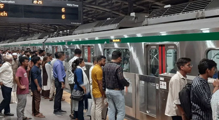 শুক্রবার থেকে মেট্রোরেলের যাত্রী সেবা বন্ধের ঘোষণা