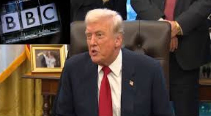 বিবিসির বিরুদ্ধে ৫০০ কোটি ডলারের মামলা ট্রাম্পের