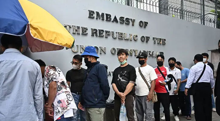 জাতীয় নির্বাচনের ভোটগ্রহণ শুরু জান্তাশাসিত মিয়ানমারে