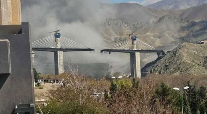 ইরানের সবচেয়ে উঁচু সেতুতে হামলা, ট্রাম্প বললেন ‘আরও আসছে’