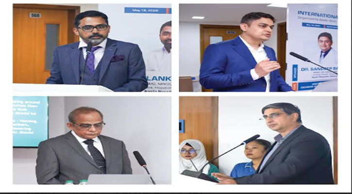 ঢাকার অ্যাপোলো ক্লিনিকে আন্তর্জাতিক সিএমই আয়োজন করল চেন্নাইয়ের অ্যাপোলো হাসপাতাল