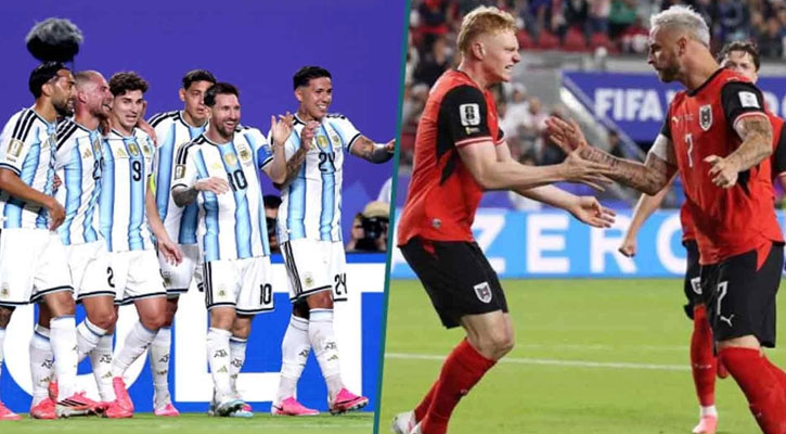 আর্জেন্টিনা-অস্ট্রিয়া ম্যাচ নিয়ে ভবিষ্যদ্বাণী করল অপ্টা