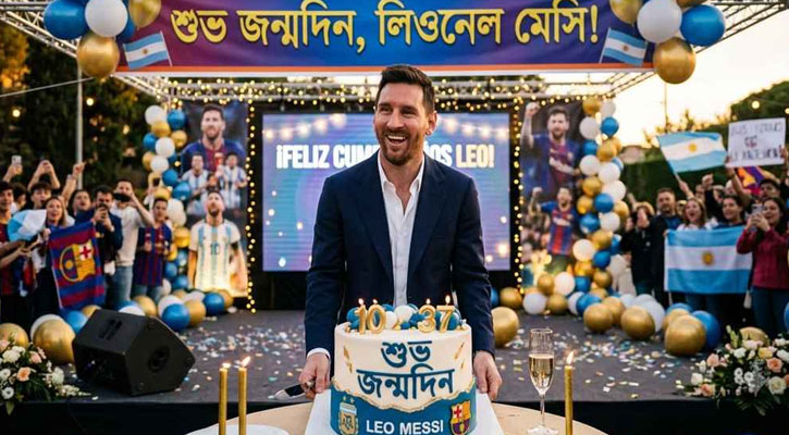 শুভ জন্মদিন ফুটবল জাদুকর মেসি