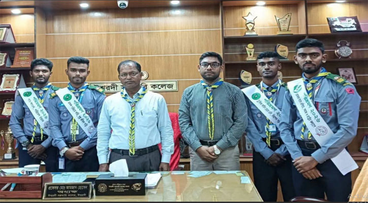৫০০ কিলোমিটার বাইসাইকেল পরিভ্রমণে ঈশ্বরদী সরকারি কলেজের ৪ রোভার