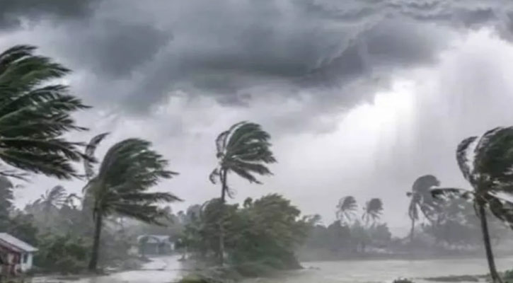 ১৯ জেলার ওপর দিয়ে ৬০ কিমি বেগে ঝড়ের পূর্বাভাস