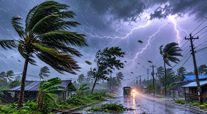 দুপুরের মধ্যে ৩ অঞ্চলে বজ্রবৃষ্টির পূর্বাভাস