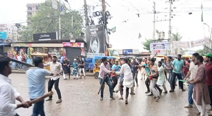 নারায়ণগঞ্জে শিবির-ছাত্রদল সংঘর্ষ, আহত ৫