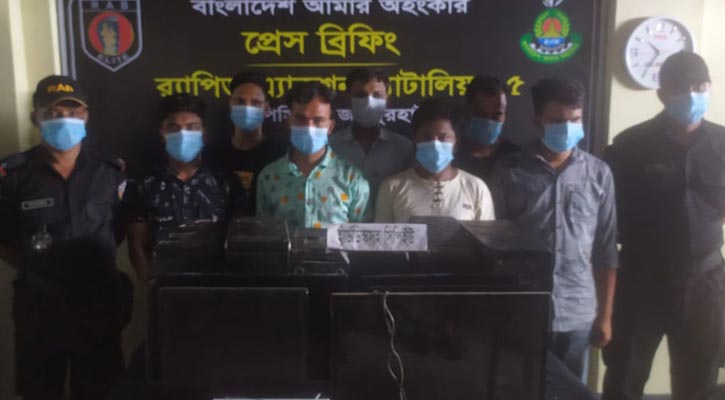 পর্ন ভিডিও সরবরাহের অভিযোগে গ্রেপ্তার ৭