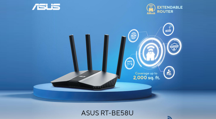 স্মার্ট হোম নেটওয়ার্কিংয়ে আসুস এর নতুন ওয়াইফাই ৭ রাউটার