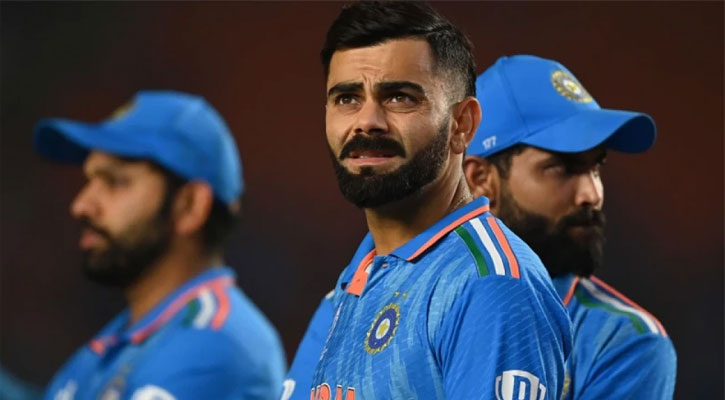 ফাইনাল হেরে ড্রেসিংরুমে কেঁদেছেন রোহিত-কোহলিরা