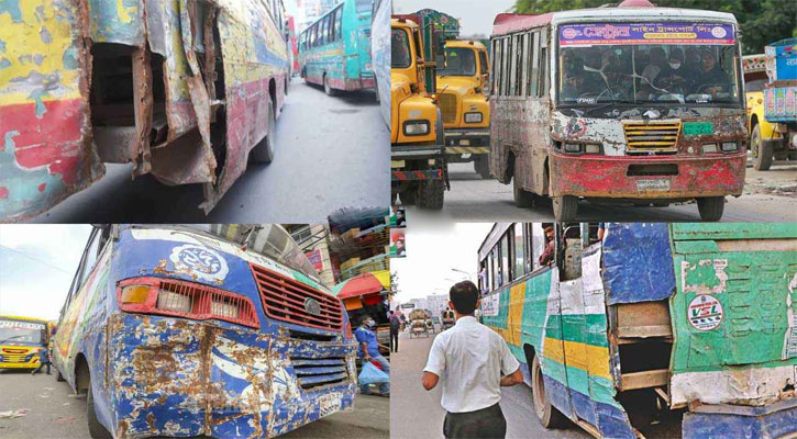 ঈদের পর ঢাকায় লক্কড়-ঝক্কড় বাস বন্ধে অভিযান