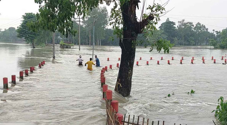 যমুনার পানি বিপৎসীমার ওপরে, পানিবন্দী ৩৫ হাজার মানুষ