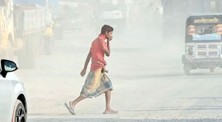 ফের অস্বাস্থ্যকর ঢাকার বায়ু