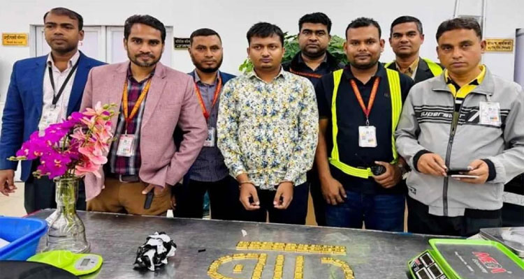 শাহজালালে ৪ কোটি ৪১ লাখ টাকার স্বর্ণ উদ্ধার