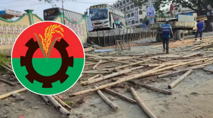 আমিনবাজারে বিএনপির মঞ্চ ভাঙচুর, সমাবেশ স্থগিত