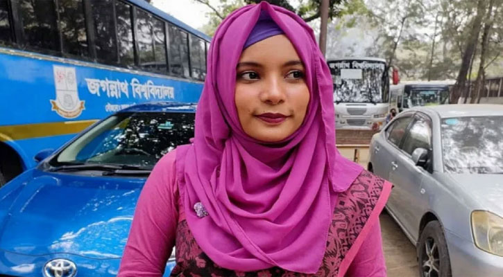 ২ মামলা থেকেই অব্যাহতি পেলেন সেই জবি ছাত্রী