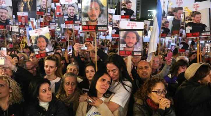 নেতানিয়াহুর বিরুদ্ধে তেল আবিবে লাখো মানুষের সমাবেশ