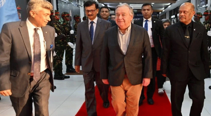 ঢাকা ছাড়লেন জাতিসংঘের মহাসচিব