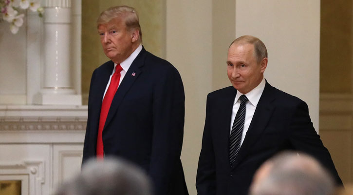 গুলিবিদ্ধ ট্রাম্পের সুস্থতা কামনায় গির্জায় গিয়েছিলেন পুতিন