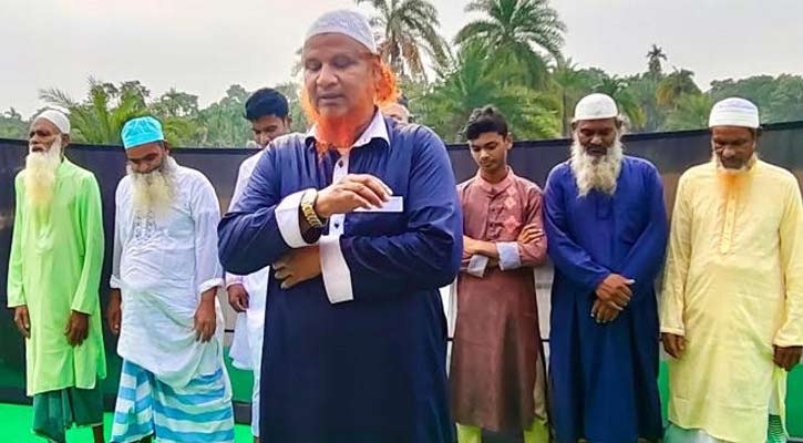 রাজশাহীর পুঠিয়ায় ঈদুল আজহার নামাজ অনুষ্ঠিত