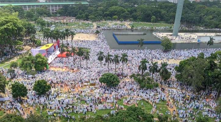 ইসলামী আন্দোলনের মহাসমাবেশ থেকে ১৬ দফা ঘোষণা