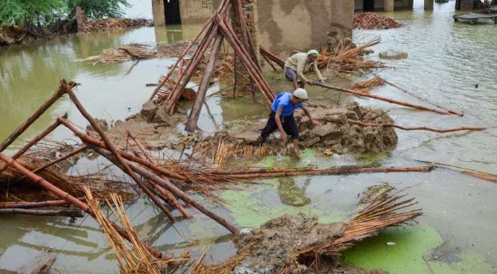 পাকিস্তানে ভারী বৃষ্টি-বন্যায় মৃতের সংখ্যা বেড়ে ৩২