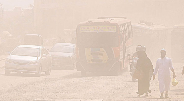 আজ ঢাকার বাতাস ‘খুব অস্বাস্থ্যকর’