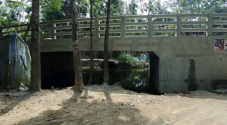 খাল নেই, তবুও প্রায় ৪ কোটি টাকার সেতু! বিপাকে মানুষ