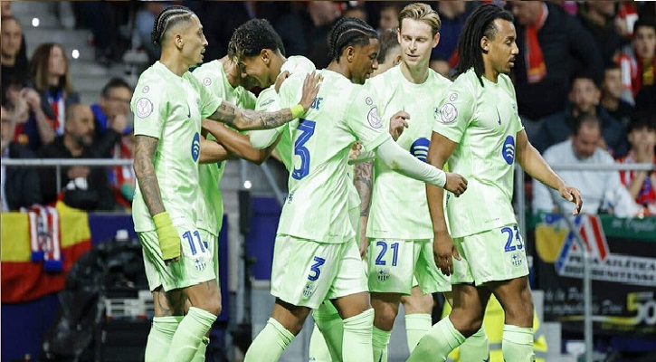 অ্যাথলেটিকোকে হারিয়ে ফাইনালে রিয়ালের মুখোমুখি বার্সা  